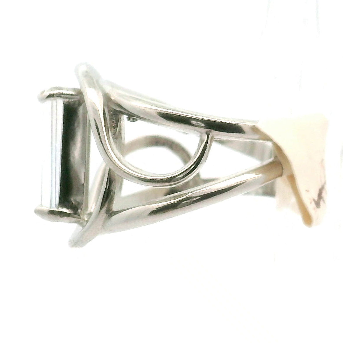 Ukrainian Nirvana Blue Topaz Cuff Ring .925 Silver for Higher Levels of Awareness, Peaceful Communication and Clarity