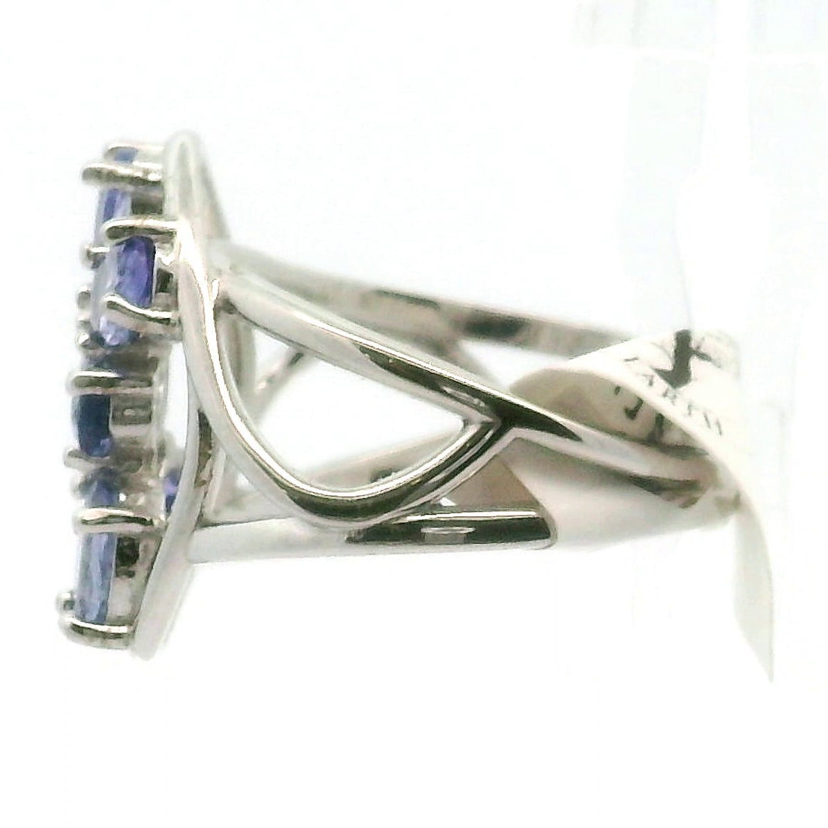 Tanzanite Constellation Cuff Ring .925 Silver for Elevating your Consciousness