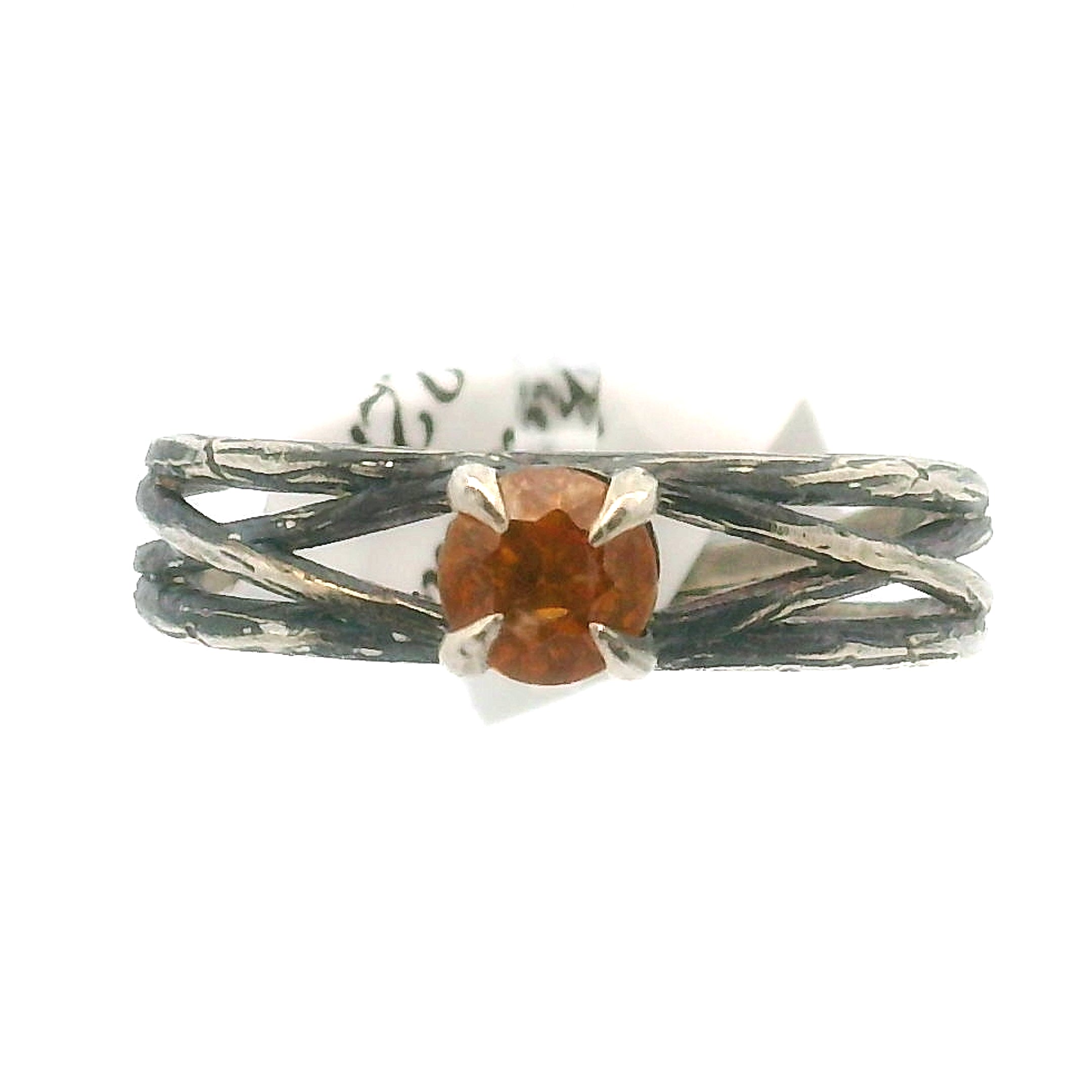 Sphalerite Bad Witch Midi Cuff Ring .925 Silver for Transformation, Self-Reflection and Acceptance