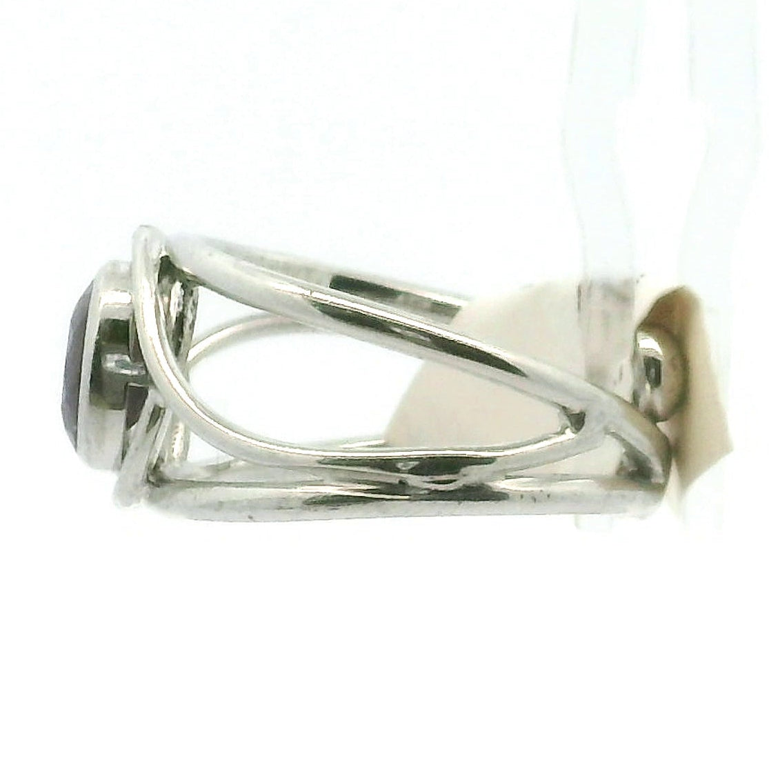Charoite Faceted Midi Cuff Ring .925 Silver for Enhancing your Intuitive Gifts and Spiritual Transformation