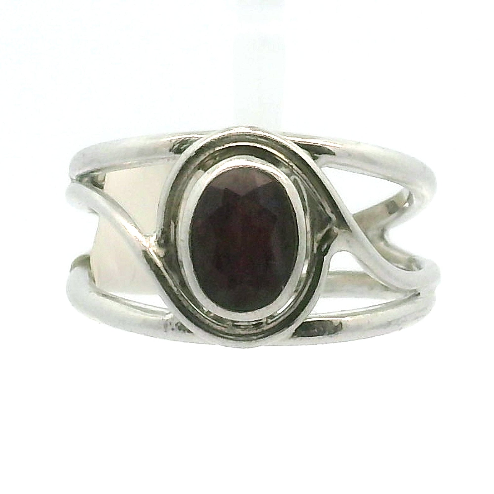 Charoite Faceted Midi Cuff Ring .925 Silver for Enhancing your Intuitive Gifts and Spiritual Transformation