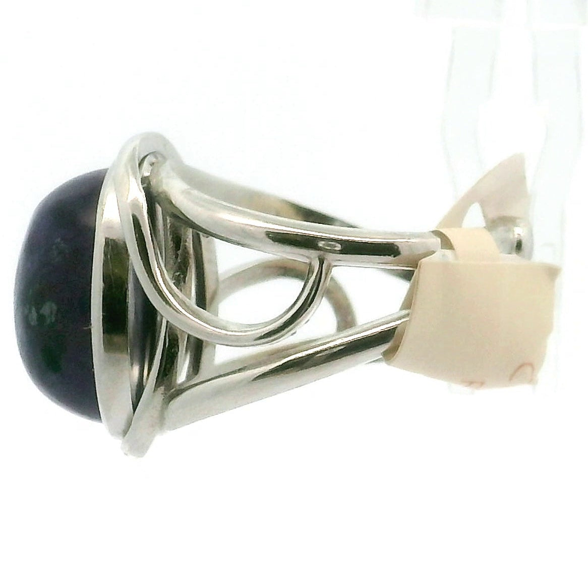 Charoite Cuff Ring .925 Silver for Enhancing your Intuitive Gifts and Spiritual Transformation