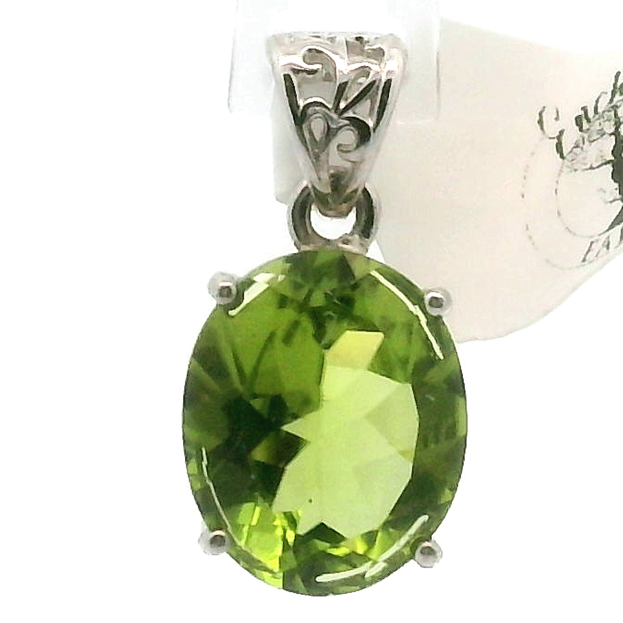 Peridot Pendant .925 Silver for Self-Compassion and a Deeper Connection to Nature