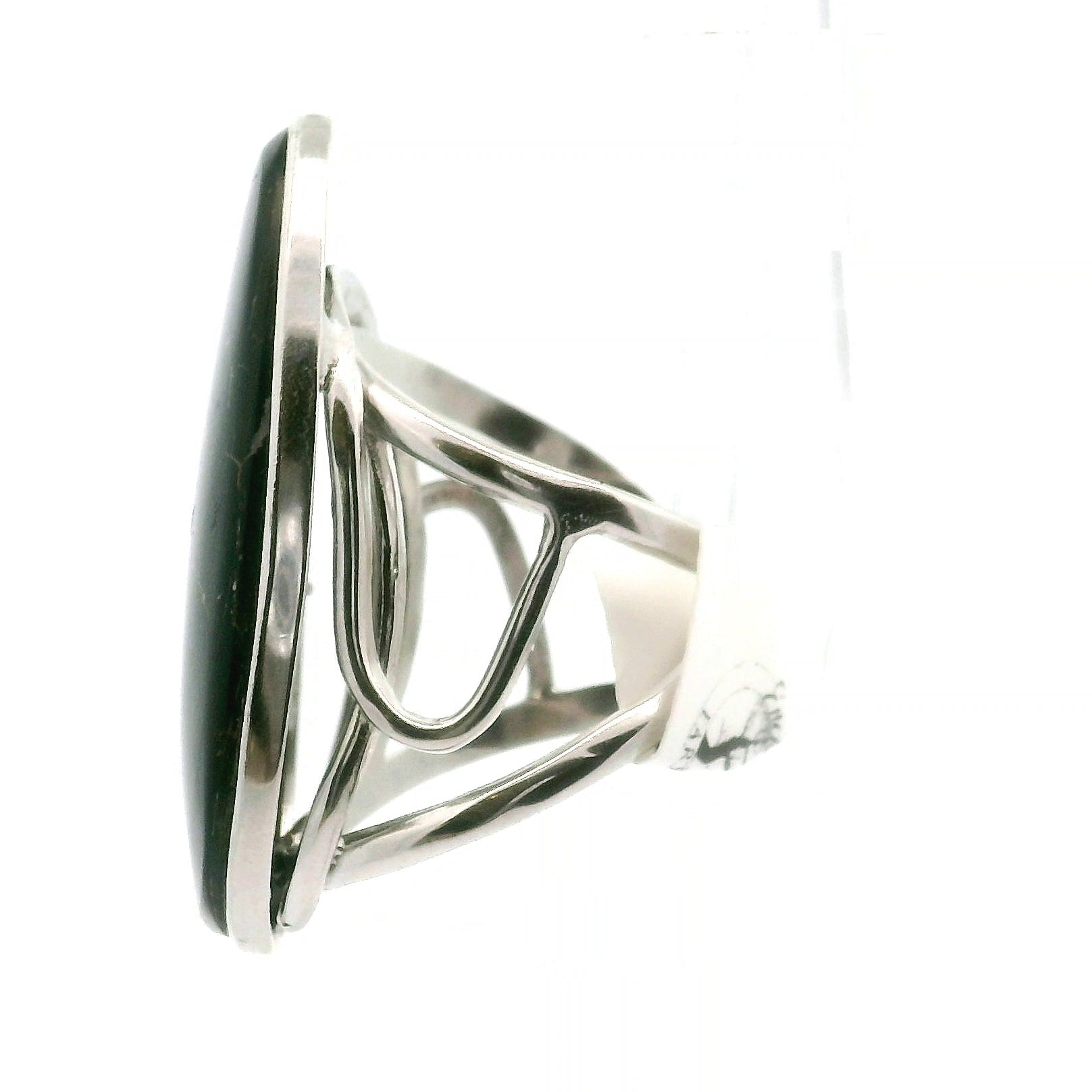 Tetraphlogopite Cuff Ring .925 Silver for Clarity, Vitality and Transformation