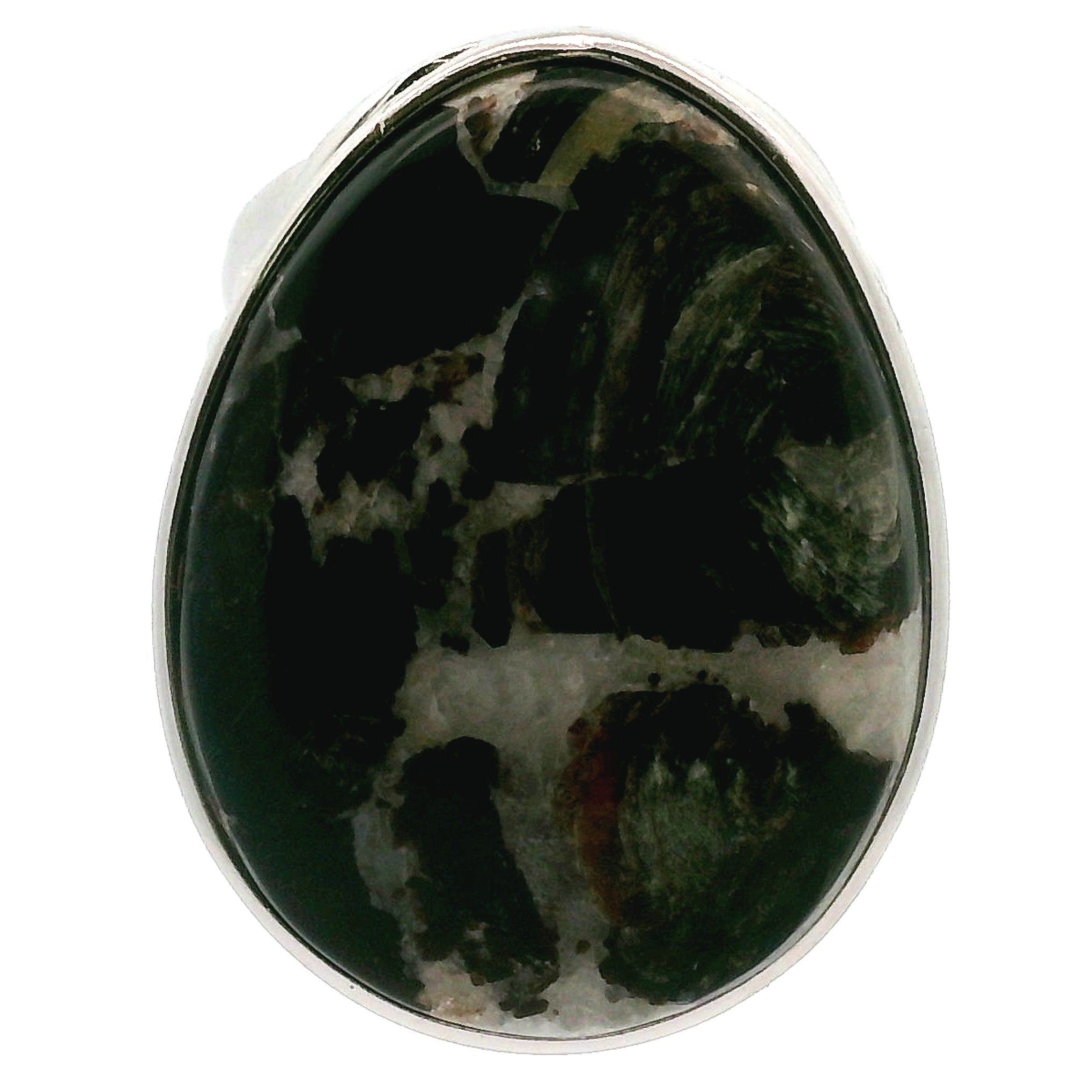 Tetraphlogopite Cuff Ring .925 Silver for Clarity, Vitality and Transformation