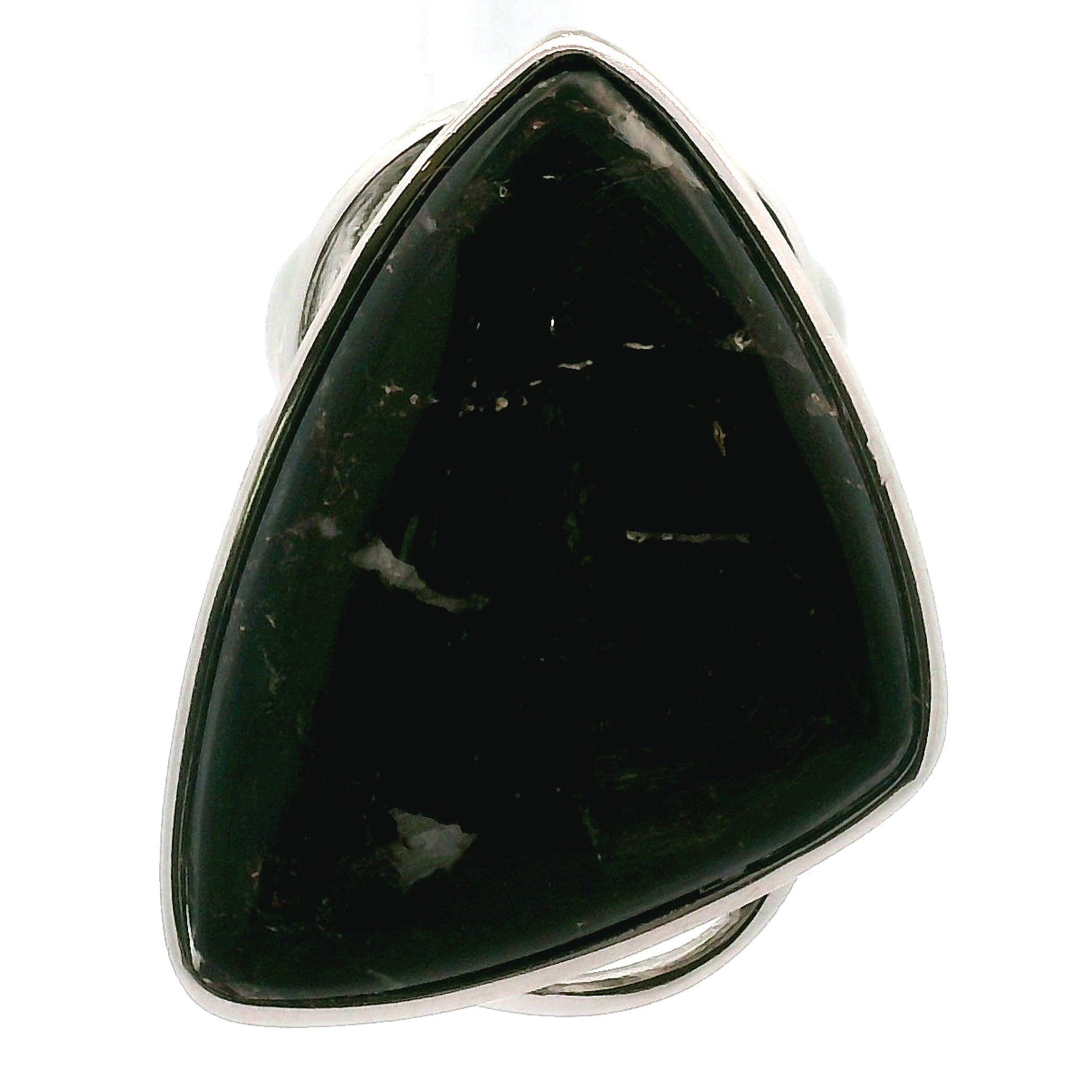 Tetraphlogopite Cuff Ring .925 Silver for Clarity, Vitality and Transformation