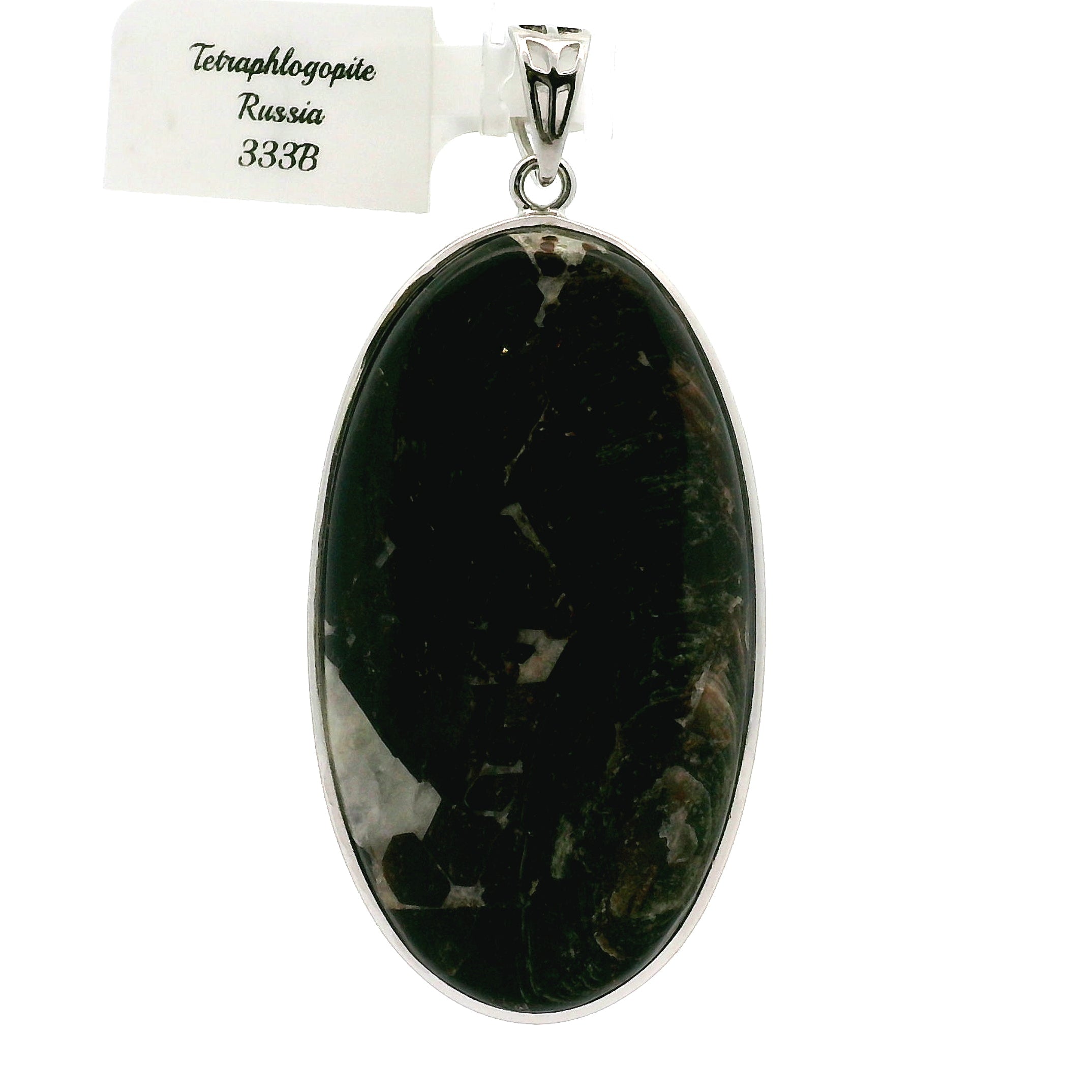 Tetraphlogopite Pendant .925 Silver for Clarity, Vitality and Transformation