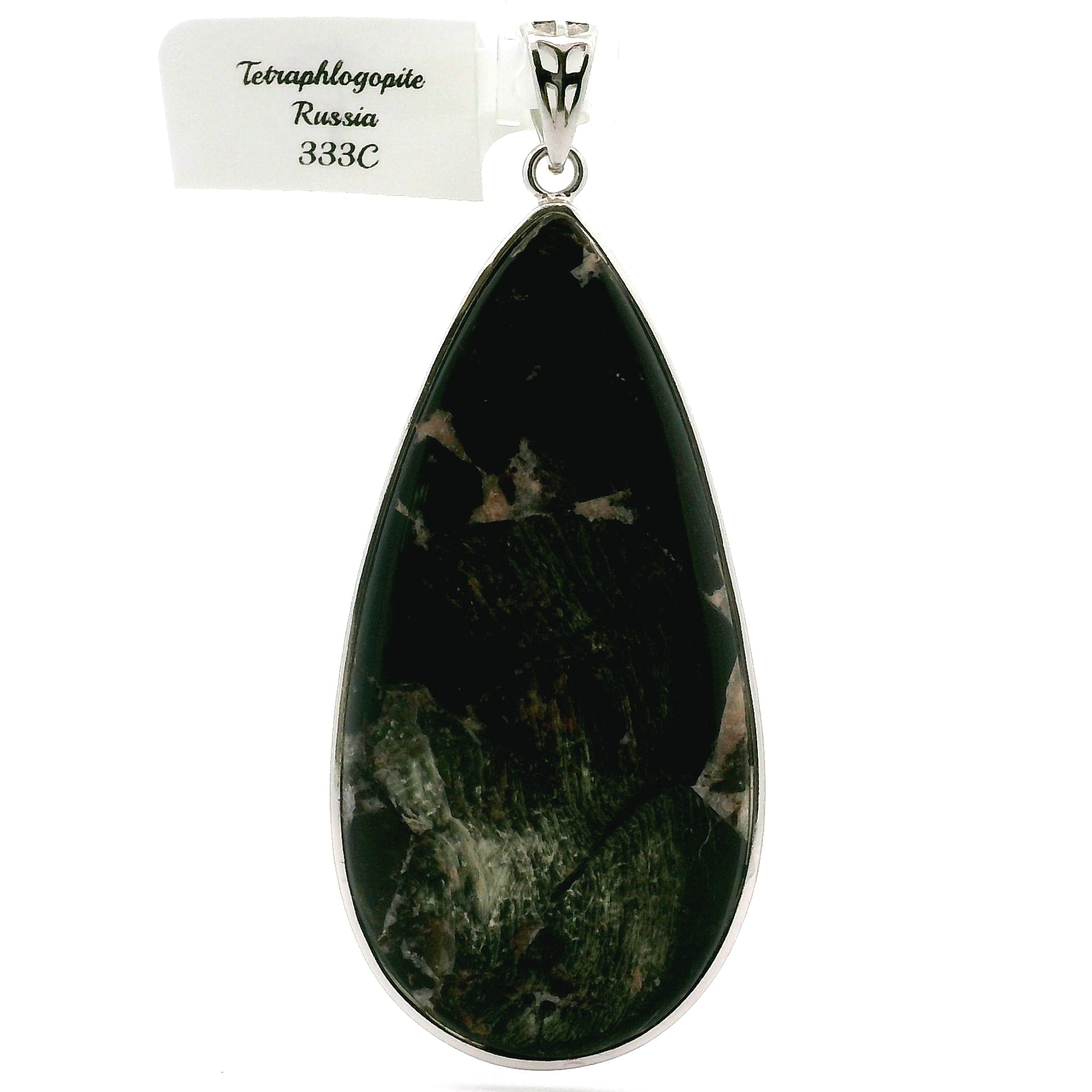 Tetraphlogopite Pendant .925 Silver for Clarity, Vitality and Transformation