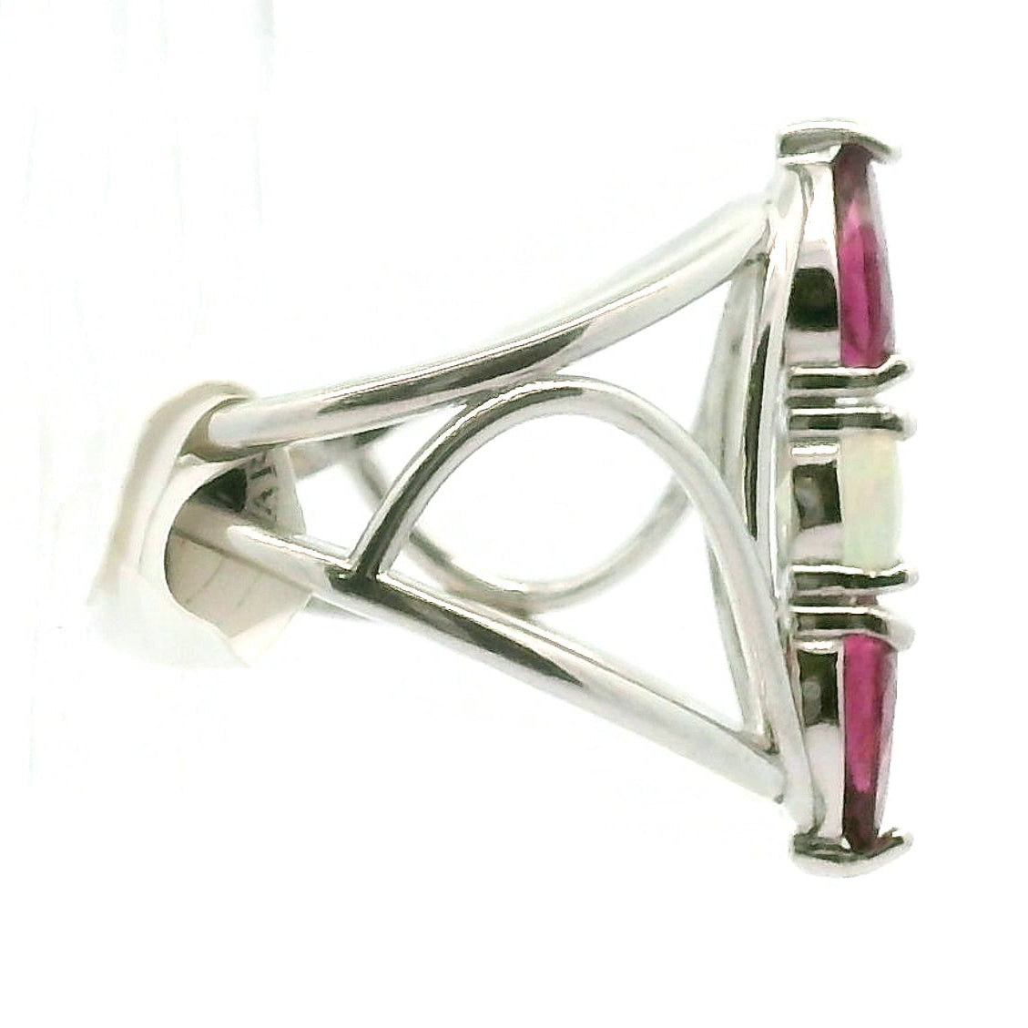 Wand Cuff Ring .925 Silver for Higher Levels of Awareness, Peaceful Communication and Clarity