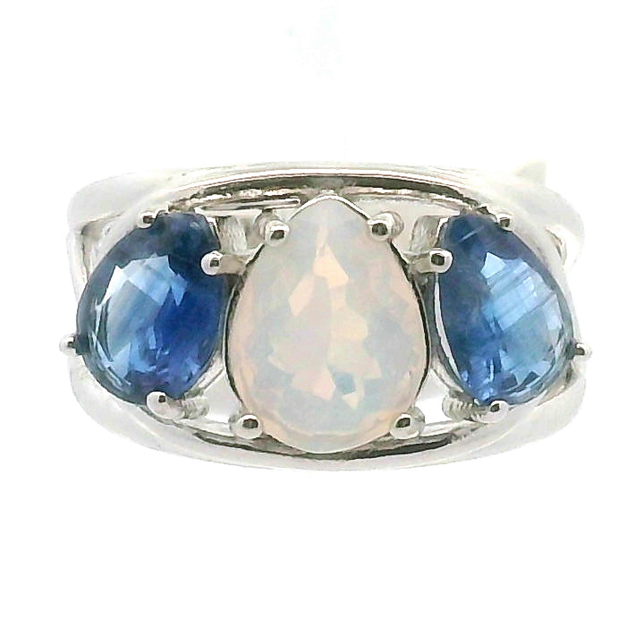 Triple Stone Crown Ring .925 Silver for Embracing your Power