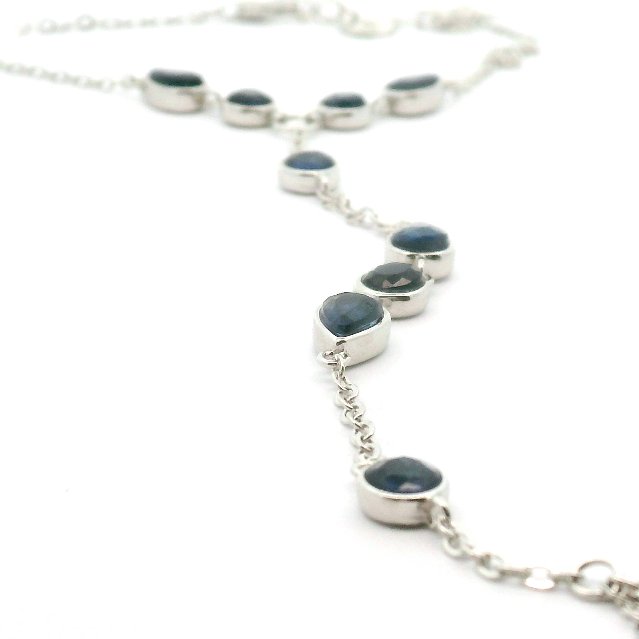 Crystal Adjustable Hand-Chain in .925 Silver for Creation and Prosperity