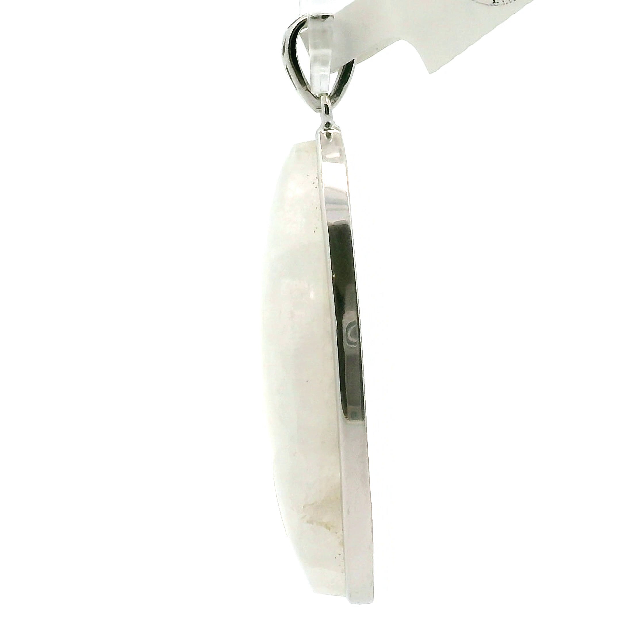 Natrolite Pendant .925 Silver for Astral Travel, Higher Consciousness and Protection