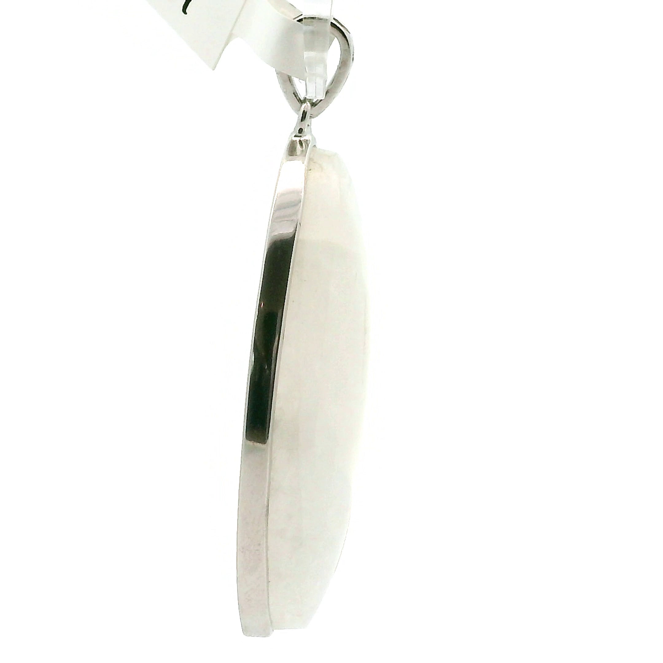 Natrolite Pendant .925 Silver for Astral Travel, Higher Consciousness and Protection