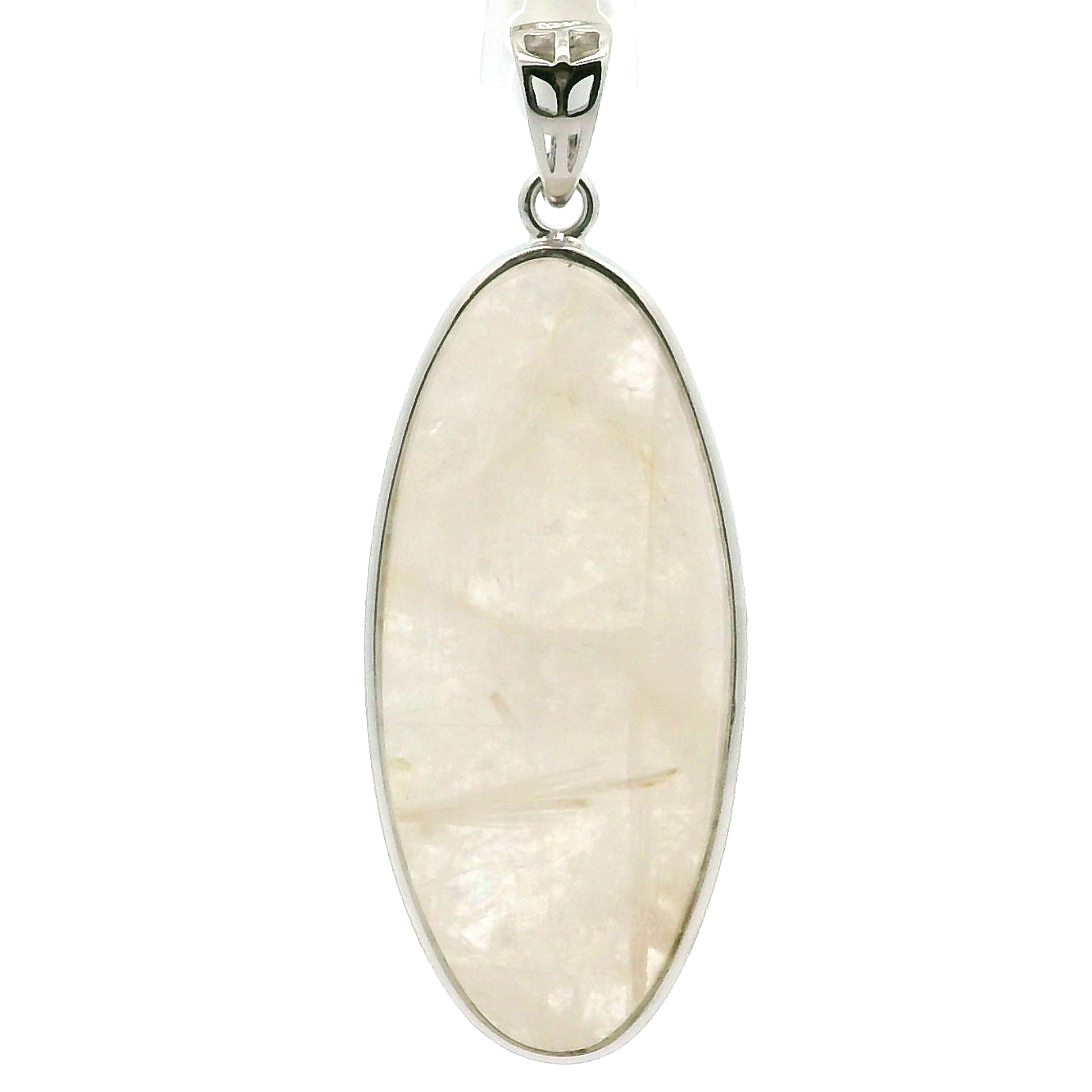 Natrolite Pendant .925 Silver for Astral Travel, Higher Consciousness and Protection