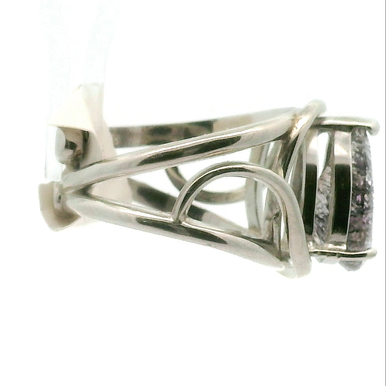 Moody Super 7 Cuff Ring .925 Sterling Silver for Creating your Dream Life