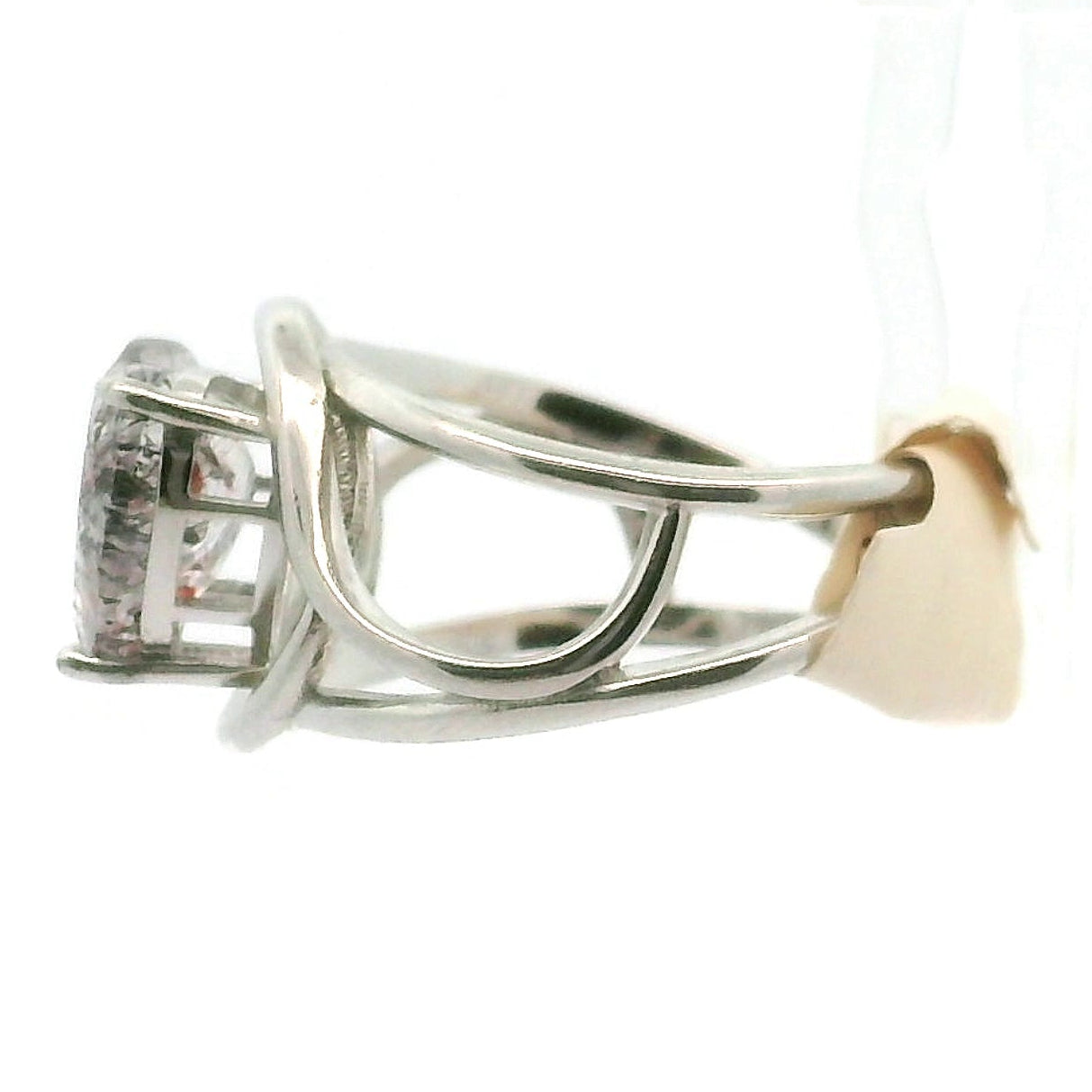 Super 7 Heart Cuff Ring .925 Silver (High Quality) for Awakening your Gifts and Creating your Dream Life