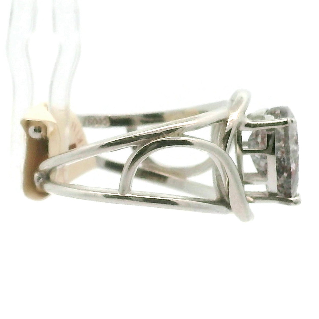 Super 7 Heart Cuff Ring .925 Silver (High Quality) for Awakening your Gifts and Creating your Dream Life