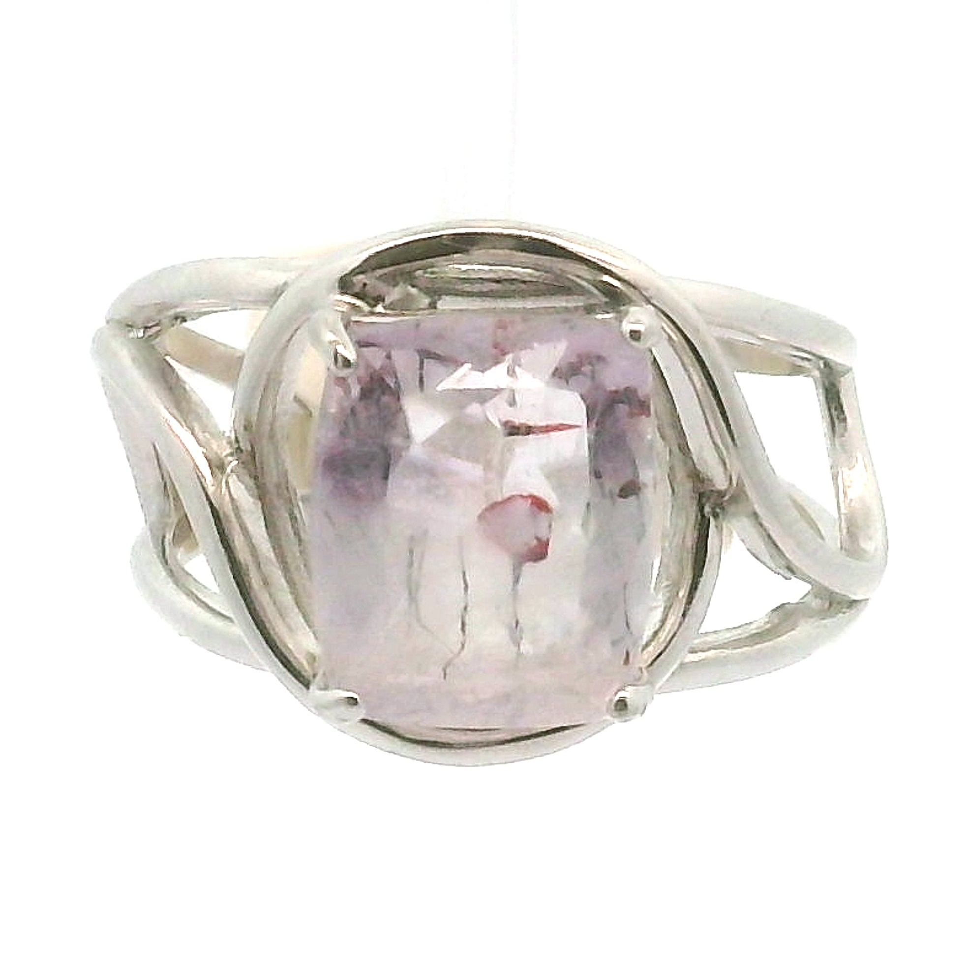Super 7 Cuff Ring .925 Sterling Silver for Creating your Dream Life