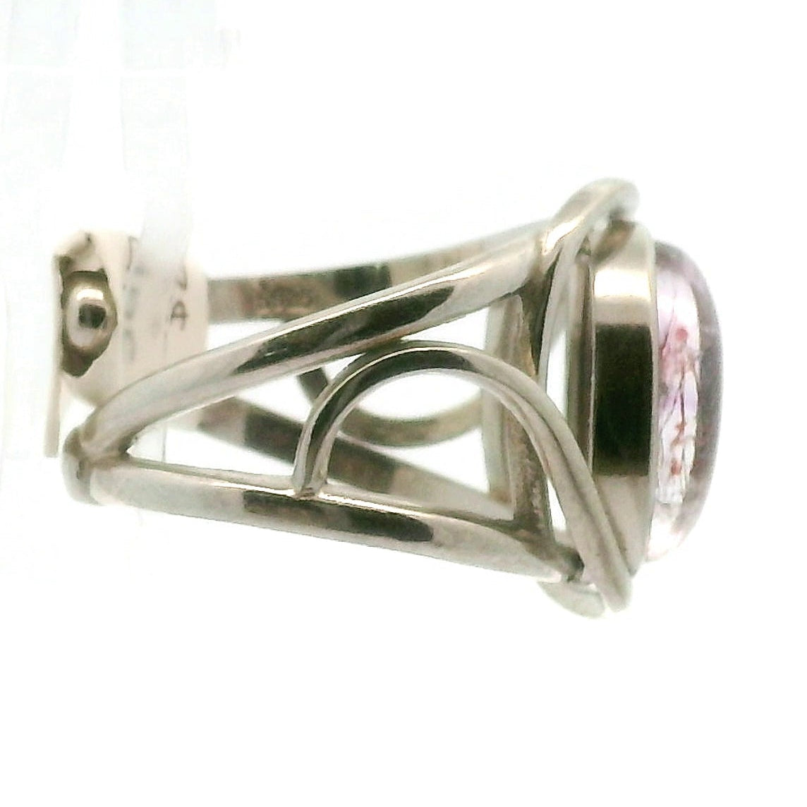 Super 7 Cuff Ring .925 Sterling Silver for Creating your Dream Life