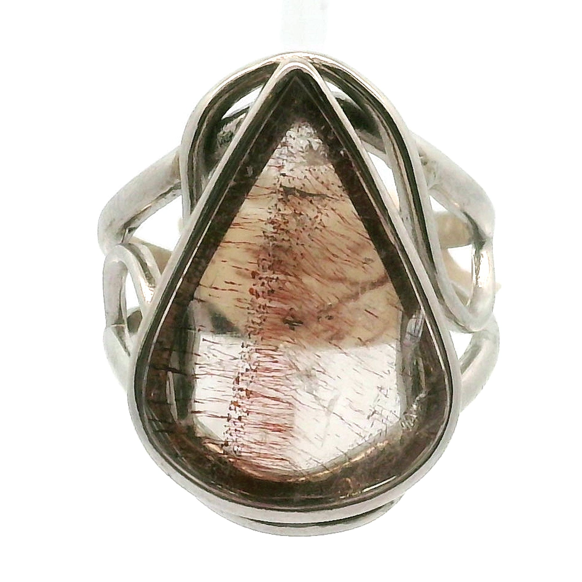 Super 7 Cuff Ring .925 Sterling Silver for Creating your Dream Life