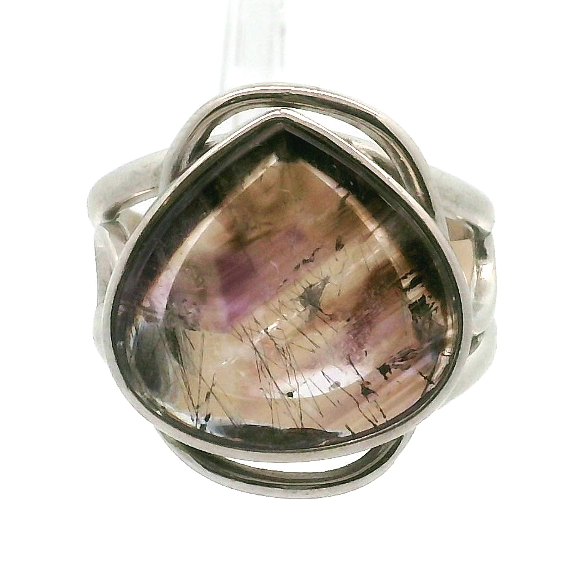 Super 7 Cuff Ring .925 Sterling Silver for Creating your Dream Life