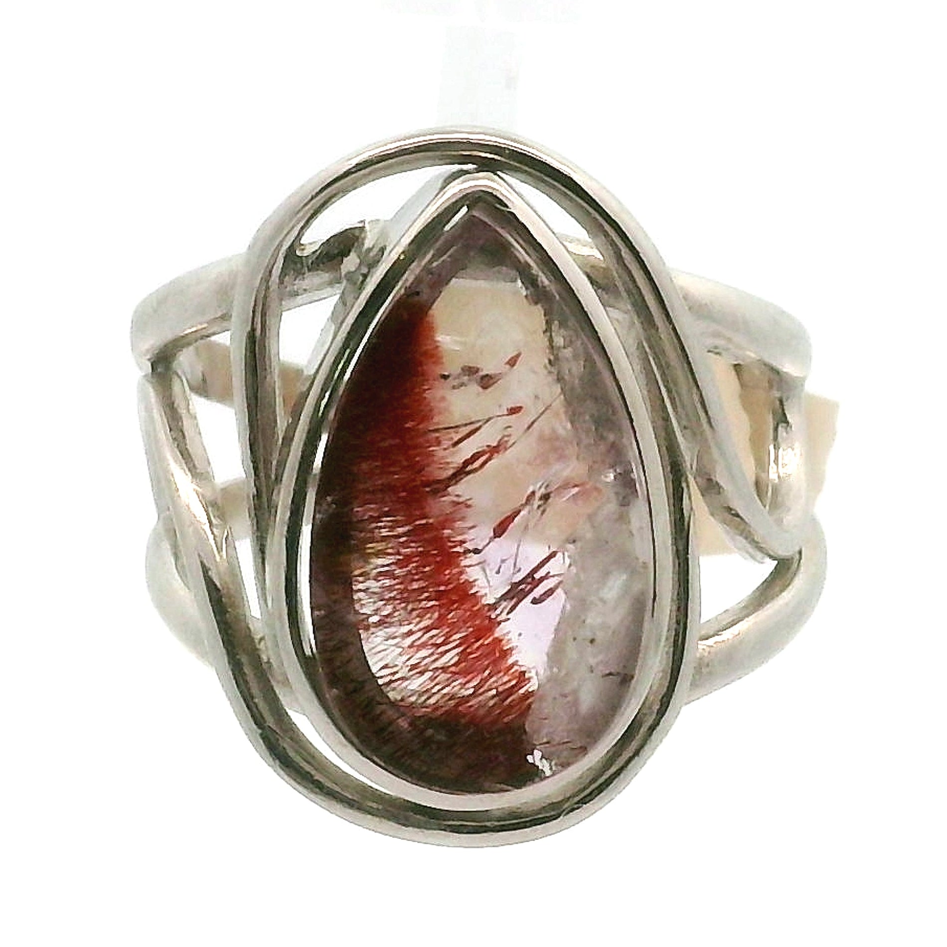 Super 7 Cuff Ring .925 Sterling Silver for Creating your Dream Life