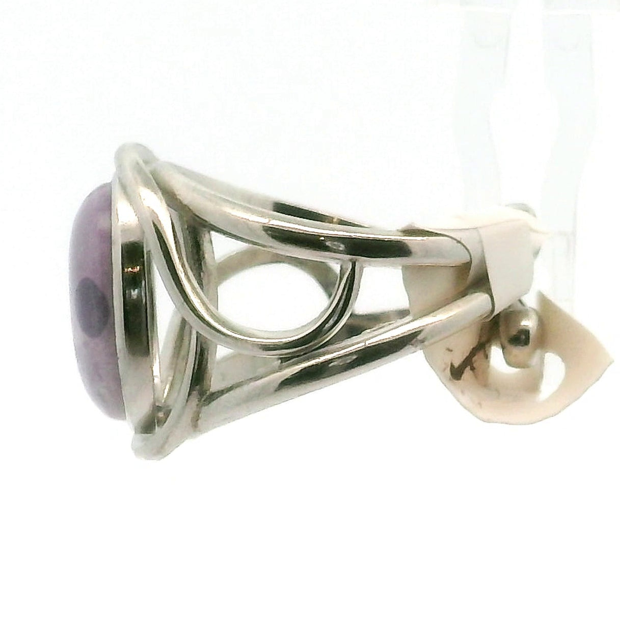 Tiffany Stone Cuff Ring .925 Silver for Harmonizing your Relationships and Pleasure