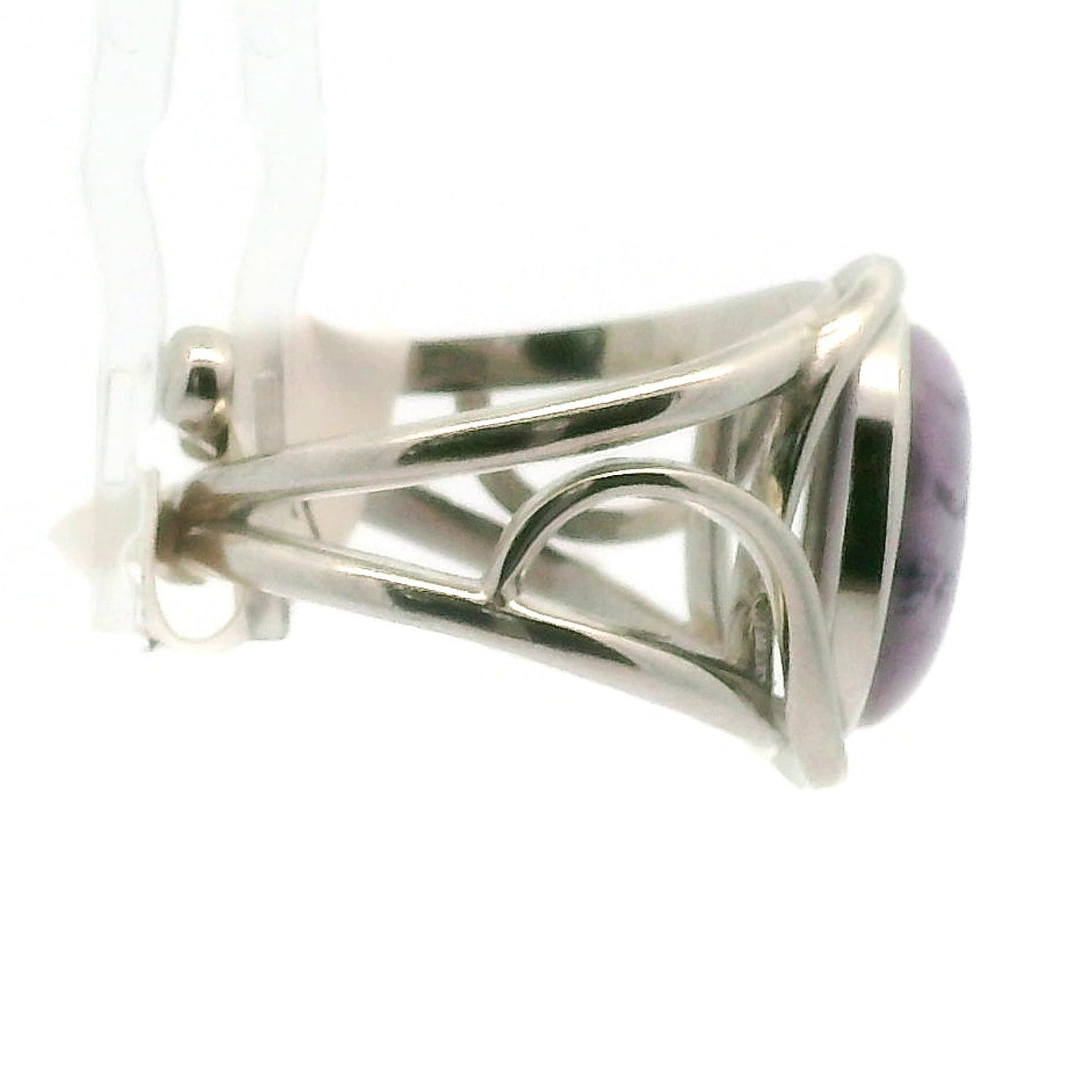 Tiffany Stone Cuff Ring .925 Silver for Harmonizing your Relationships and Pleasure