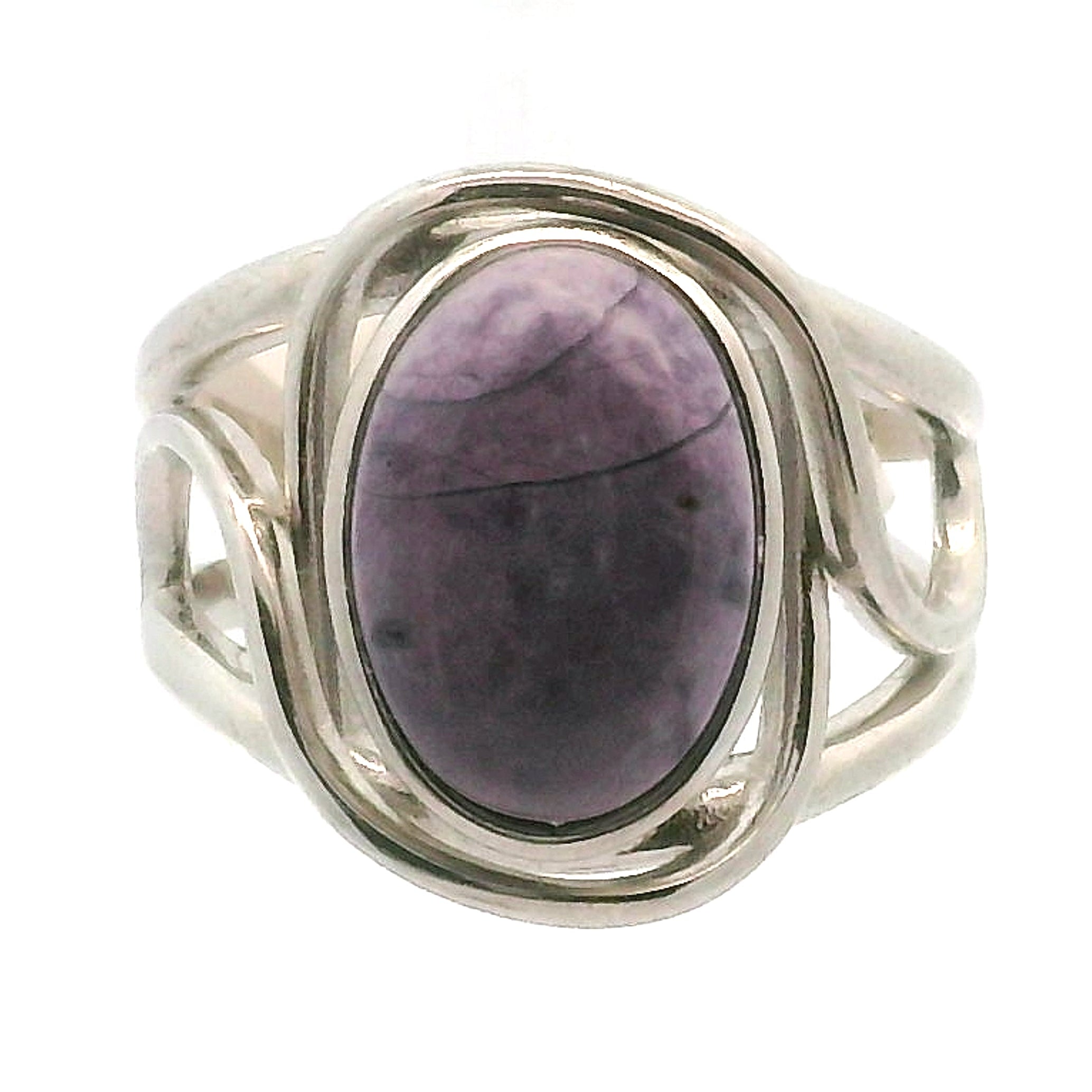 Tiffany Stone Cuff Ring .925 Silver for Harmonizing your Relationships and Pleasure