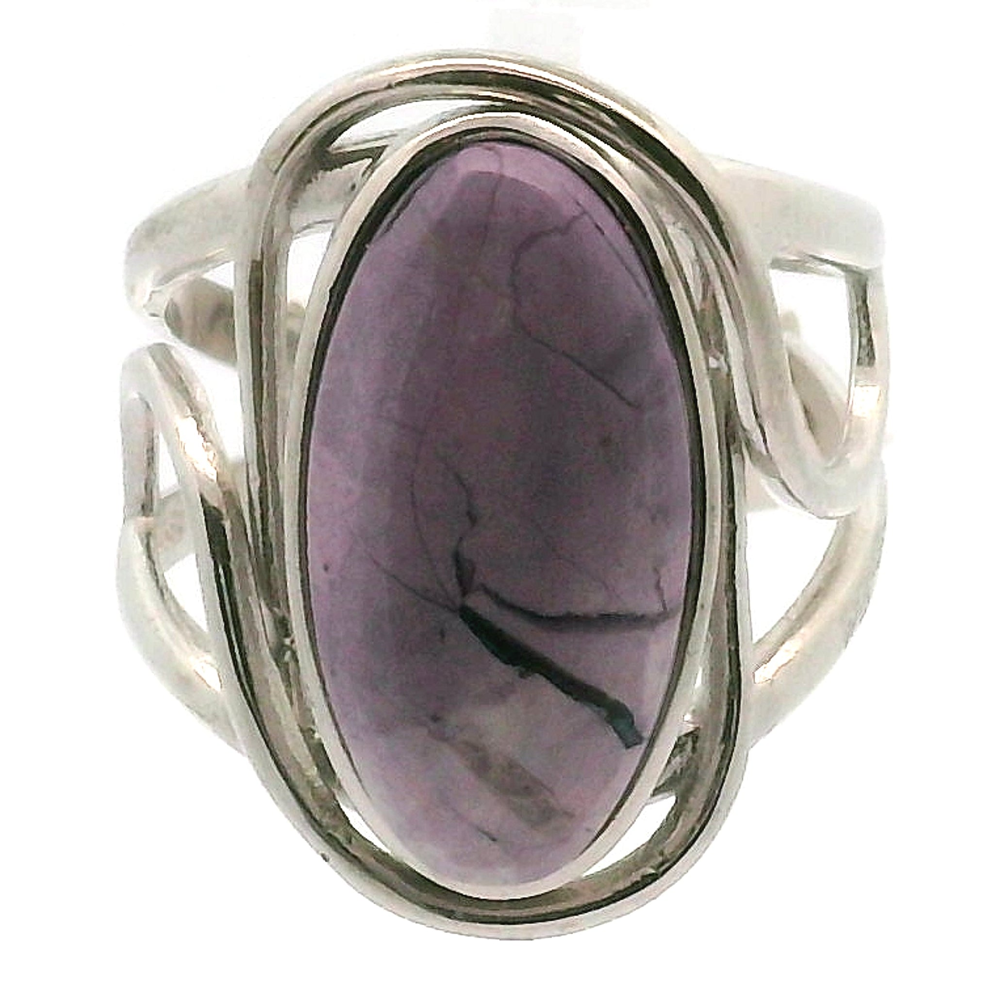 Tiffany Stone Cuff Ring .925 Silver for Harmonizing your Relationships and Pleasure