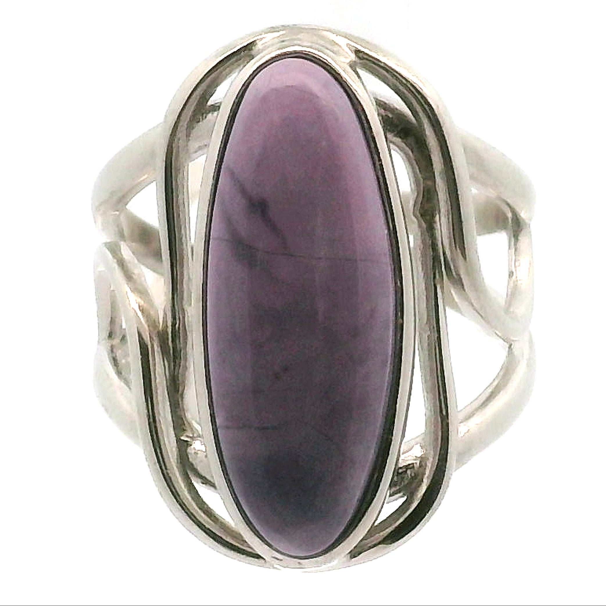 Tiffany Stone Cuff Ring .925 Silver for Harmonizing your Relationships and Pleasure