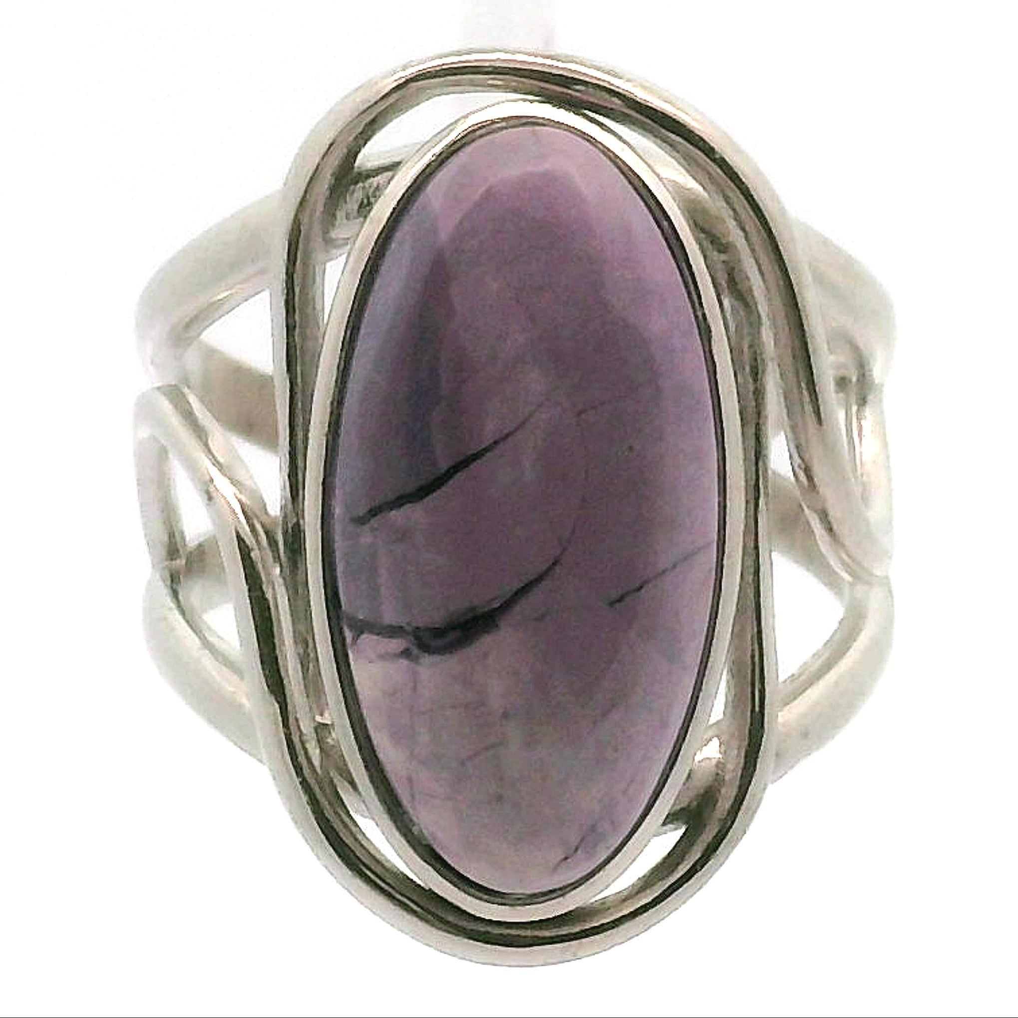 Tiffany Stone Cuff Ring .925 Silver for Harmonizing your Relationships and Pleasure