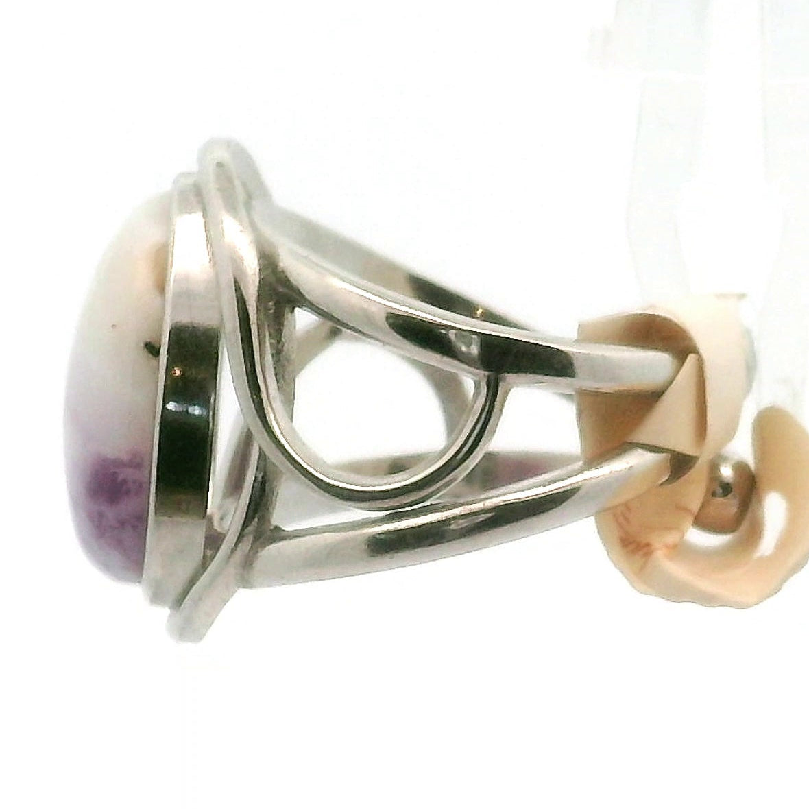 Tiffany Stone Adjustable Cuff Ring .925 Silver for Harmonizing your Relationships and Pleasure