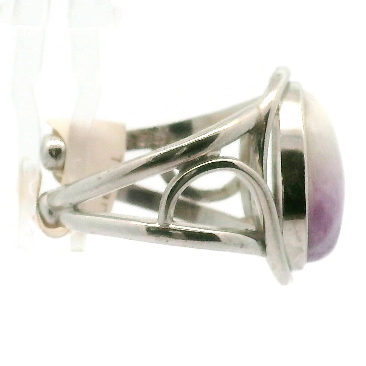 Tiffany Stone Adjustable Cuff Ring .925 Silver for Harmonizing your Relationships and Pleasure
