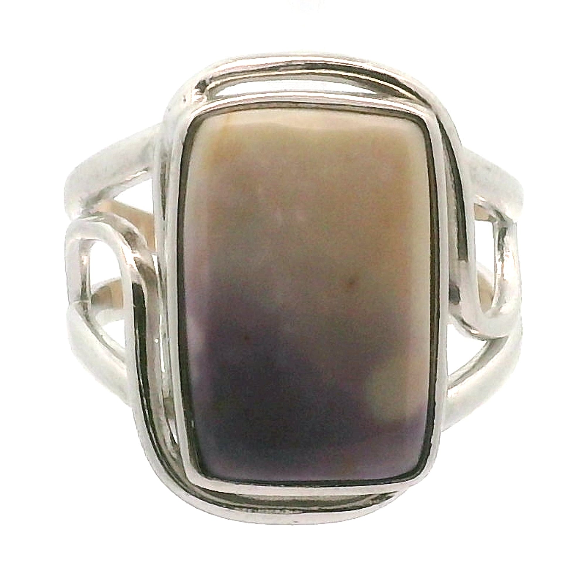 Tiffany Stone Adjustable Cuff Ring .925 Silver for Harmonizing your Relationships and Pleasure
