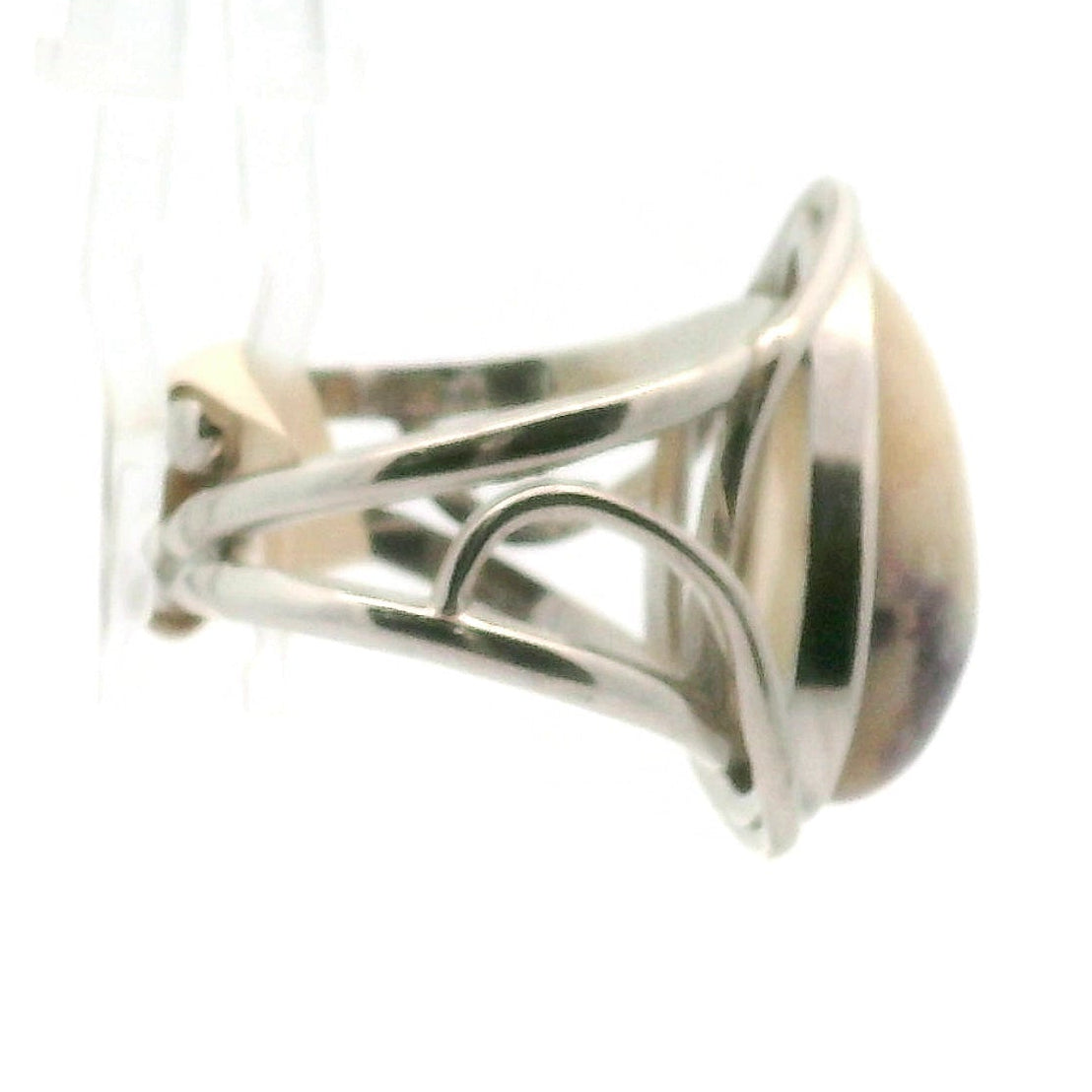 Tiffany Stone Finger Cuff Adjustable Ring .925 Silver for Harmonizing your Relationships and Pleasure