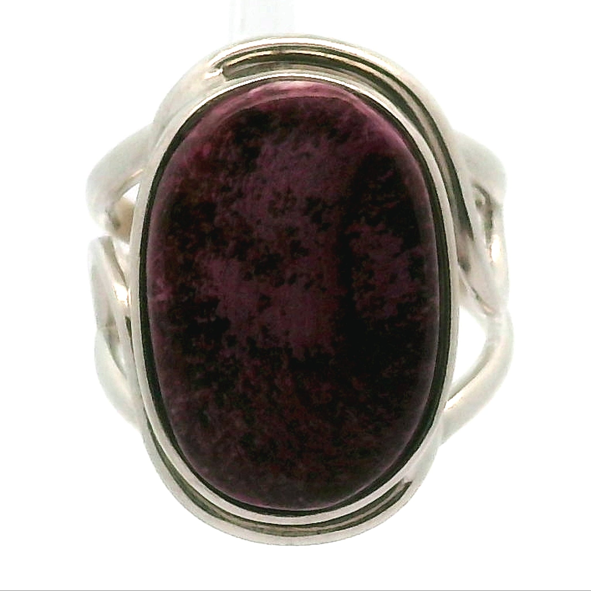 Spiny Oyster Cuff Ring .925 Silver for Good Luck, Prosperity and Protection