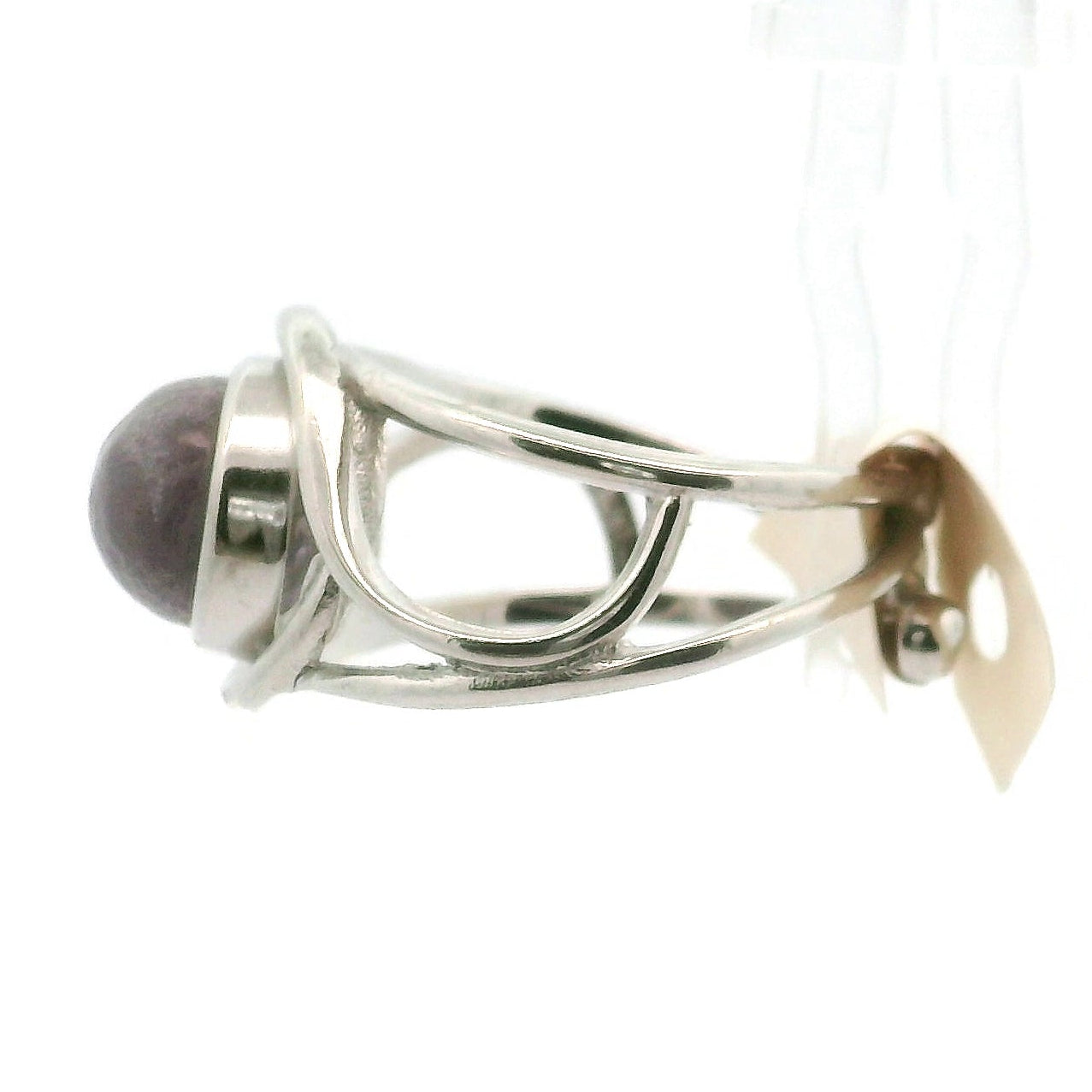Grape Agate Adjustable Cuff Ring .925 Silver for Attracting Soul Mates and Enhancing your Intuitive Gifts