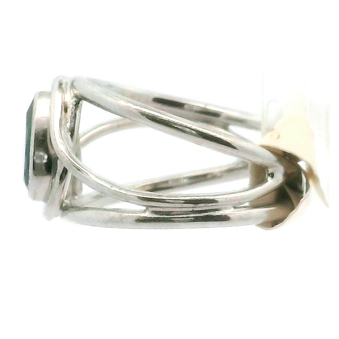 Black Opal Midi Cuff Ring .925 Silver for Good Luck, Protection and Joy