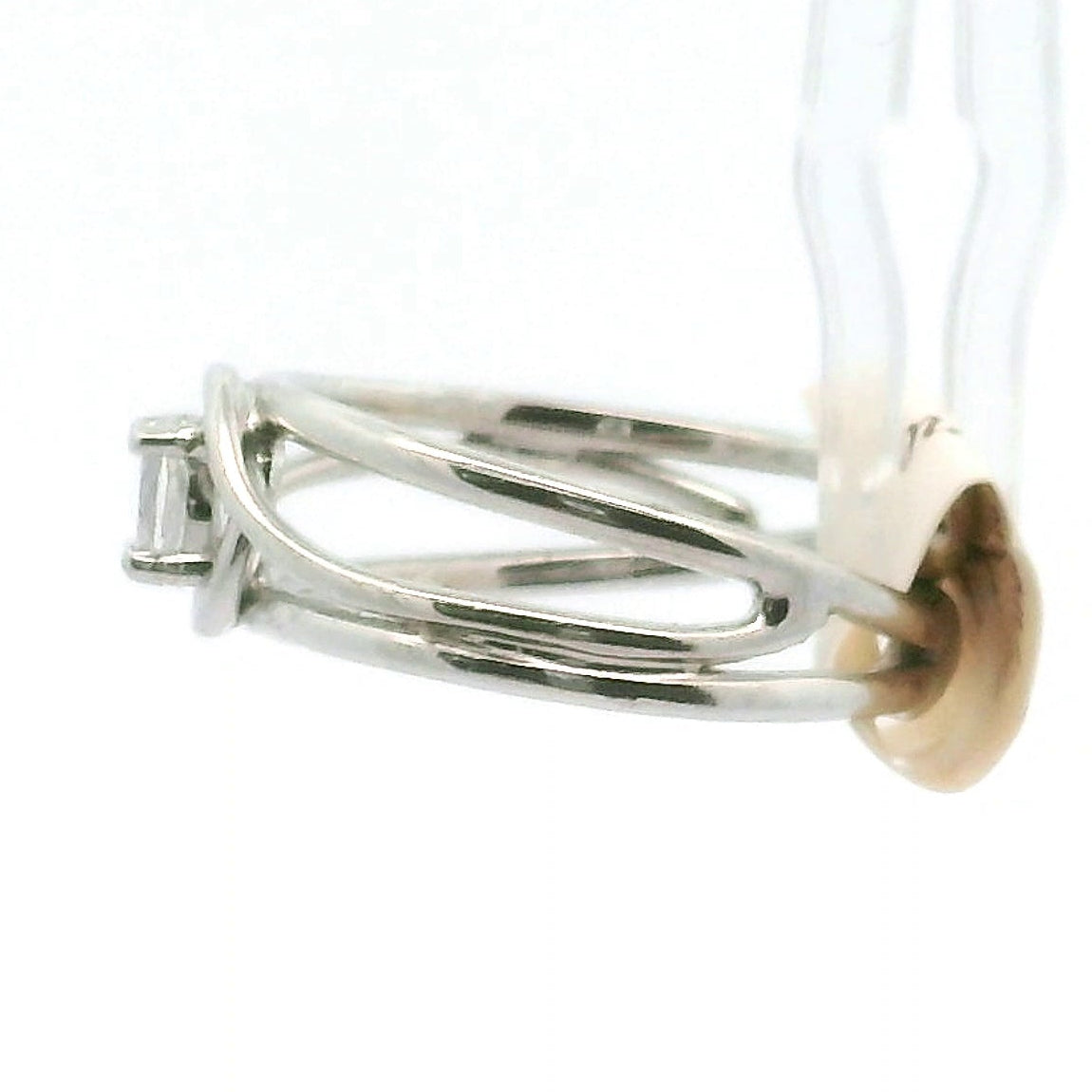 Rainbow Moonstone Faceted Midi Cuff Ring .925 Silver for New Beginnings, Protection and Manifestation