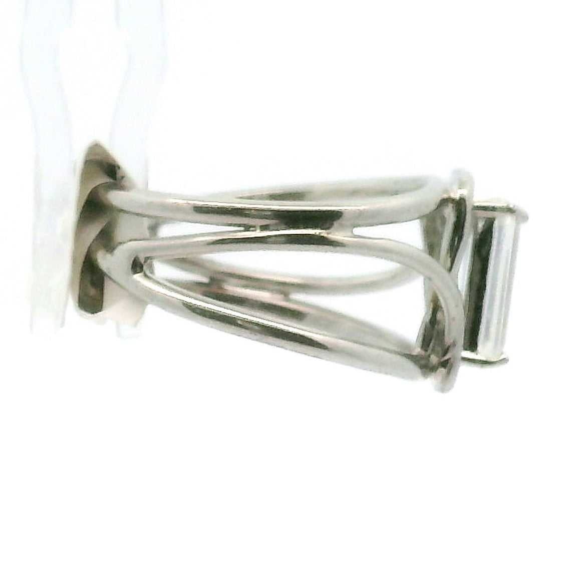 Moonstone Midi Cuff Ring .925 Silver for New Beginnings, Protection and Manifestation