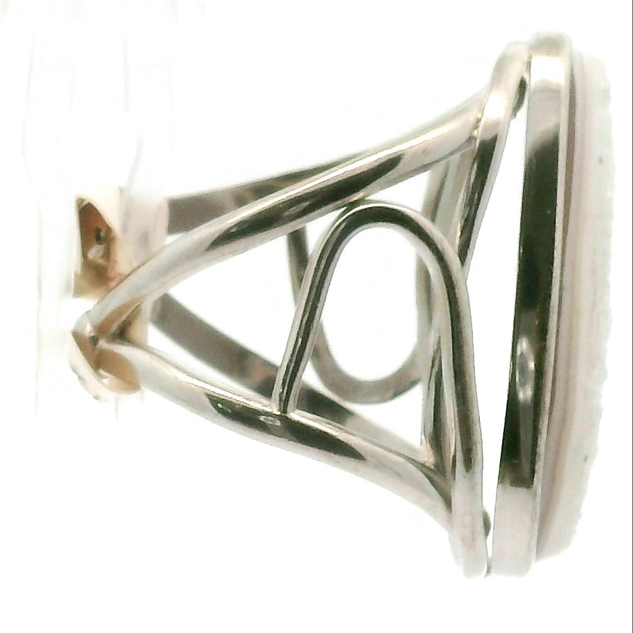 Druzy Quartz Cuff Ring .925 Silver for Healing, Intention Setting and Manifesting your Desires