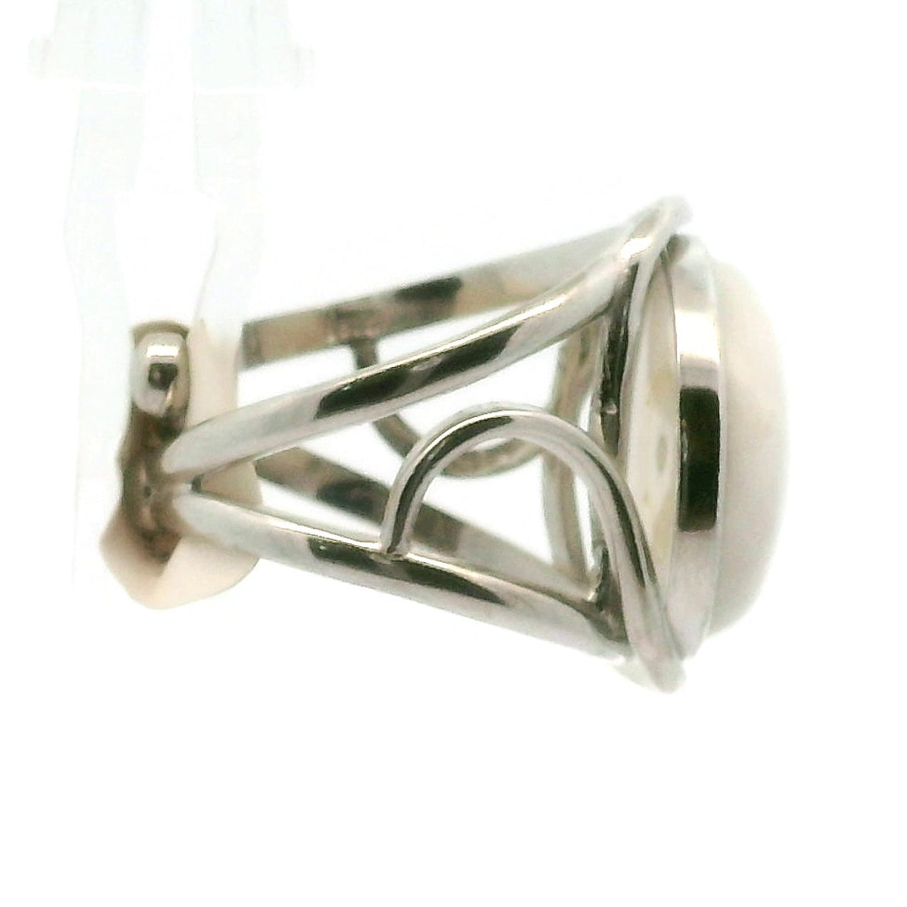 "Shiva Eye" Quartz Stalactite Cuff Ring .925 Silver for Healing, Intention Setting and Manifesting your Desires