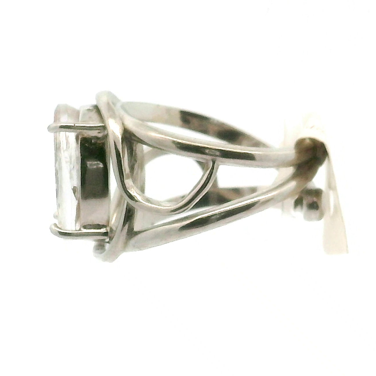 Koi Topaz with Pyrite Cuff Ring .925 Sterling Silver for Spiritual Transformation