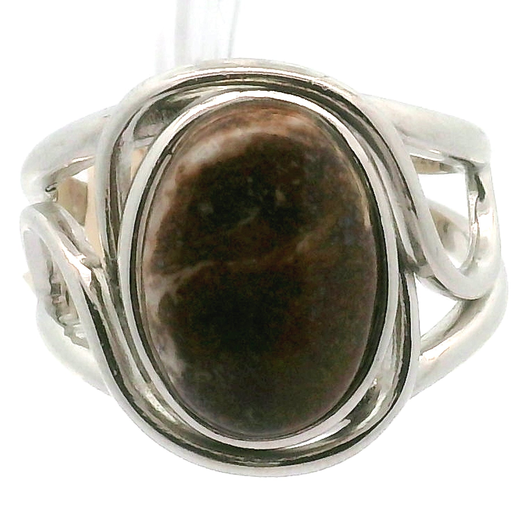 Wild Horse Cuff Ring .925 Silver for Grounding, Peace and Protection