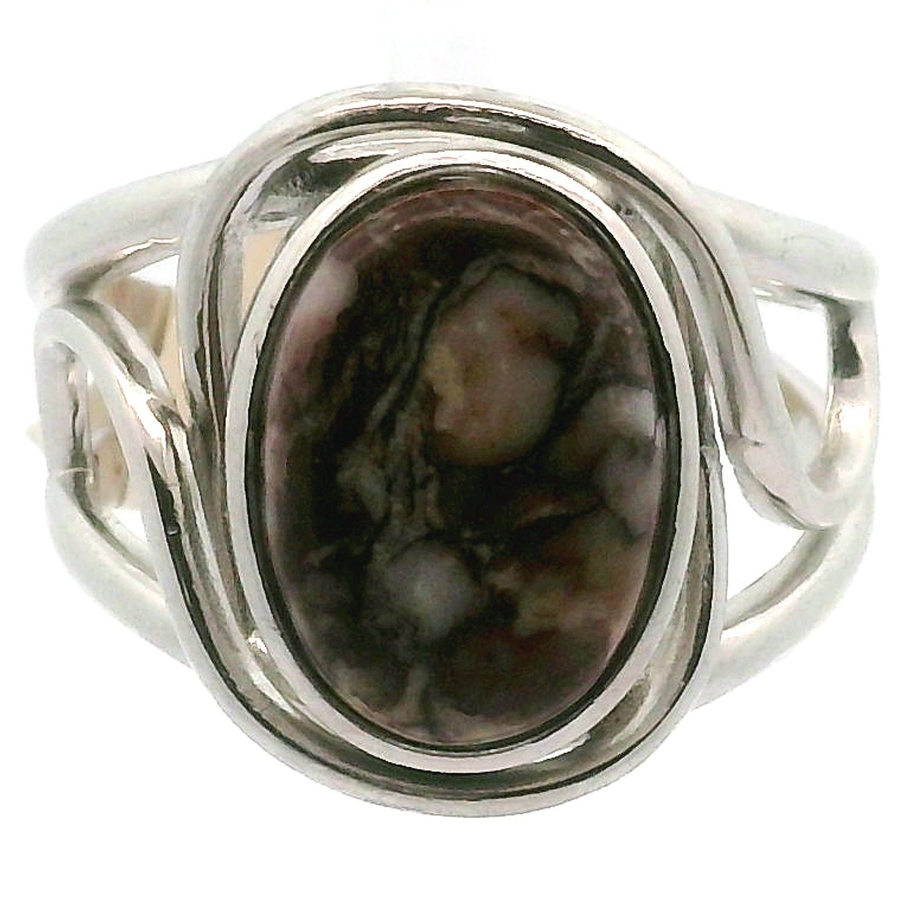 Wild Horse Cuff Ring .925 Silver for Grounding, Peace and Protection