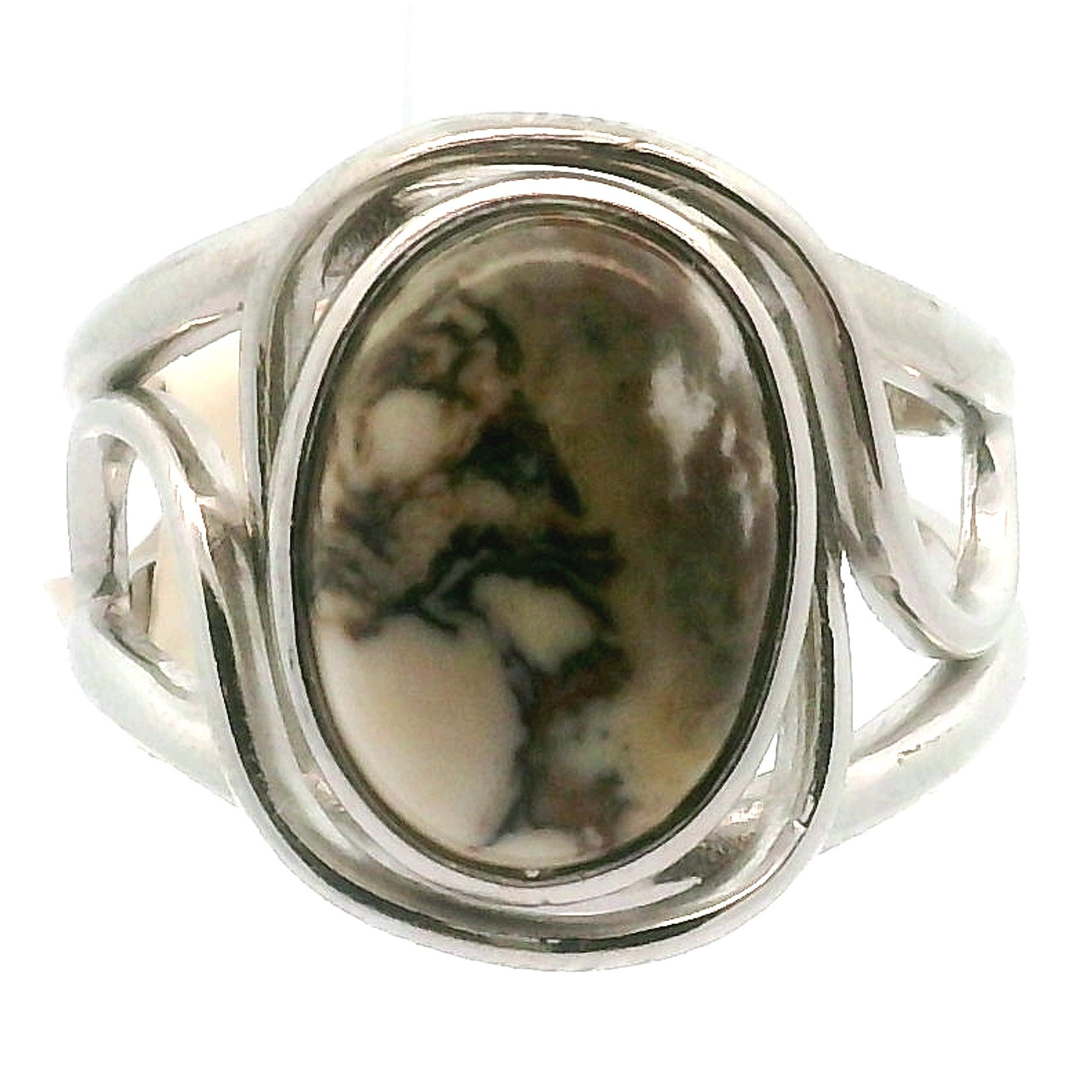 Wild Horse Cuff Ring .925 Silver for Grounding, Peace and Protection