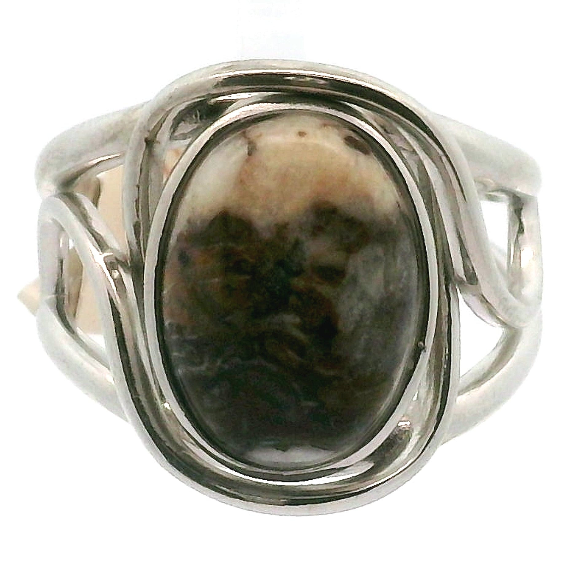 Wild Horse Cuff Ring .925 Silver for Grounding, Peace and Protection