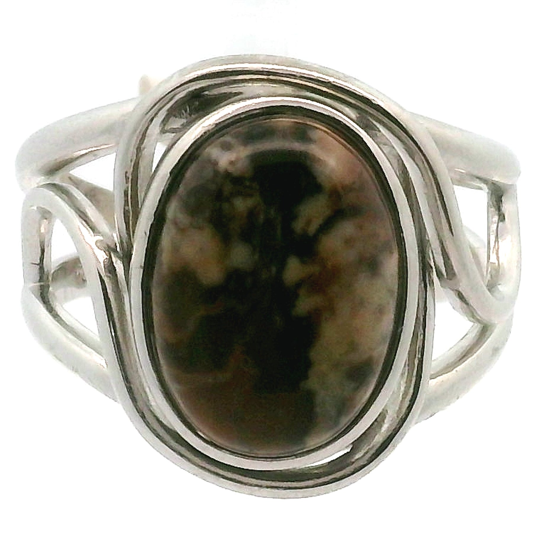 Wild Horse Cuff Ring .925 Silver for Grounding, Peace and Protection