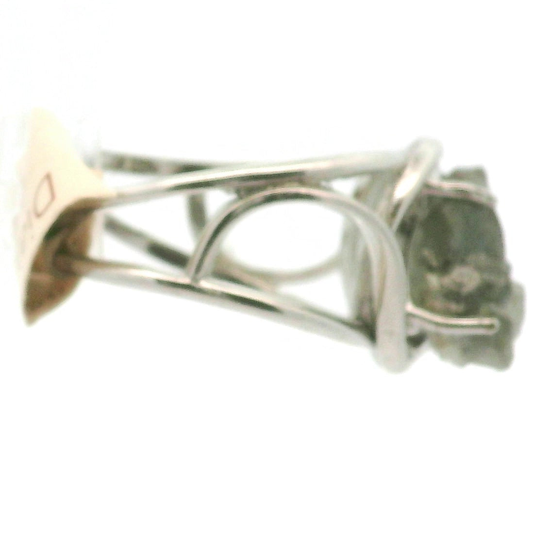 Diamond Specimen Cuff Ring Ring .925 Silver